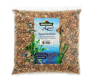 Produktbild von Dehner Aquarienkies Aqua Edelkies 6-8 mm braun/grau - 5 kg
