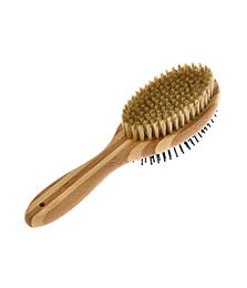 Produktbild von Dehner Fellbürste Hunde- und Katzenfellpflege 2in1 Zupfbürste