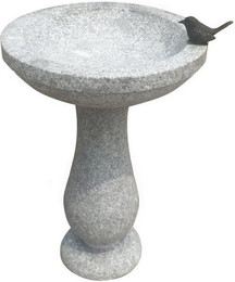 Produktbild von Dehner Granit-Vogeltränke mit Bronzevogel