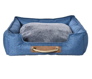 Produktbild von Dehner Kuschelbett Cyrus Hundebett/Katzenbett mit Anti-Rutsch-Boden - 1 Stk.