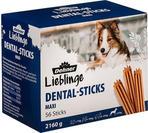 Dehner Lieblinge Hundesnack Zahnpflege Dental Sticks, 56 Stück, zuckerfrei, 2160g, Kausnack für ausgewachsene Hunde ab 25 kg – Bild 1 von 3