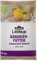 Dehner Lieblinge Kanarien-Futter, Vitamin-Aktiv-Komplex, 10 kg, 10000g, hochwertige, sonnengereifte Saaten, plus Jod – Bild 1 von 3