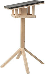 Produktbild von Dehner Natura Futterhaus Rofan für Wildvögel inkl. Ständer Alpstein