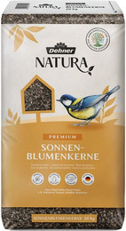 Produktbild von Dehner Natura Premium Sonnenblumenkerne, Wildvogelfutter, für Kohlmeise, Blaumeise und Grünfink