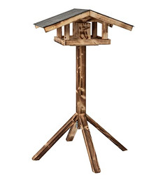 Produktbild von Dehner Natura Wildvogel-Futterhaus Karwendel mit Ständer