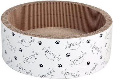 Produktbild von Dehner Tierbett Katzen-Kratzpappe Circle mit Katzenminze Ø 43 cm