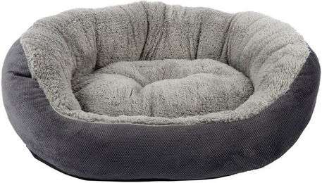 Produktbild von Dehner Tierbett Lieblinge Kuschelbett Milow oval grau