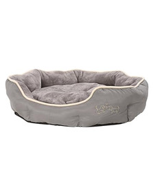 Produktbild von Dehner Tierbett Sammy, oval, grau, versch.