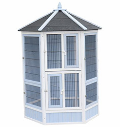 Produktbild von Dehner Vogelvoliere Santorini Ø 132 cm Höhe 180 cm