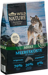 Produktbild von Dehner Wild Nature Hundefutter Meeresküste, Makrele Makrele, Trockenfutter für: Hunde, getreidefreies Trockenfutter für ausgewachsene Hunde