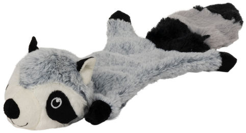 Produktbild von Dehner Wild Nature Hundespielzeug Flat Racoon mit Quietscher - 1 Stk.