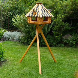 Deko-Shop-Hannusch XXL Luxus Vogelhaus mit Solarbeleuchtung – Bild 1 von 8