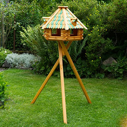 Produktbild von Deko-Shop-Hannusch XXL Luxus Vogelhaus mit Solarbeleuchtung