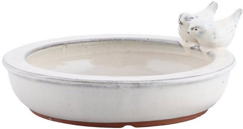 Produktbild von Dekowunder Vogeltränke rund aus Terracotta
