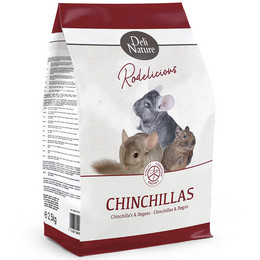 Produktbild von Deli Nature Rodelicious Chinchilla-Futter Hagebutte - 2,5 kg