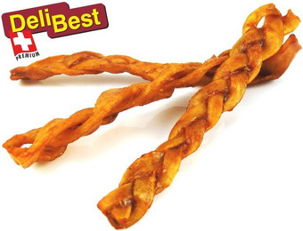 Produktbild von DeliBest 250 Gramm Hundekauartikel Beef Sehnen Twyster Premium 6 x 250 Gramm