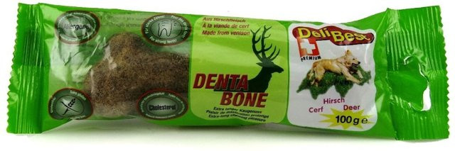 Produktbild von DeliBest Denta Bone Hundesnacks Hirsch 12x