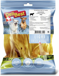 Produktbild von DeliBest Lammohren Light Hundekauartikel 6 x 150 Gramm
