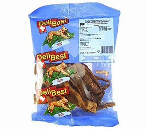Produktbild von DeliBest Light Knabberohren Streifen Rind - 100 g