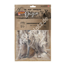 Produktbild von DeliBest Origin Kaninchenohren mit Fell - 100 g