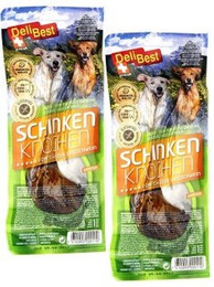 Produktbild von DeliBest Parma grande Schinkenknochen vom Jungschwein - 2 x 280 g