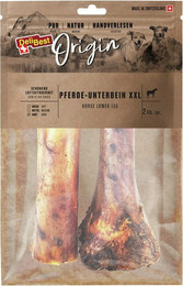 Produktbild von DeliBest Pferdeunterbein 2 Stück Hundekauartikel XXL ca. 25 Centimeter 6 x 2 Stück