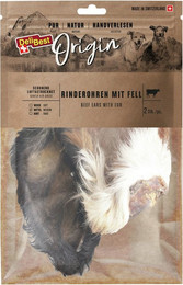 Produktbild von DeliBest Rinderohren mit Haar Hundekauartikel 6 x 2 Stück