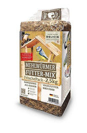 Produktbild von Delicia Mehlwürmer FutterMix - 2,5 kg