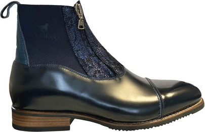 Produktbild von DeNiro T122 brushed blue navy Stiefelette Damen