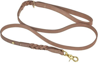 Produktbild von Denjo Dogs Hundeleine Stockholm Leder 155cm
