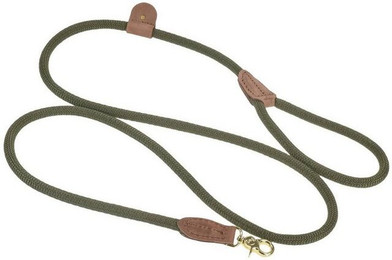 Produktbild von Denjo Dogs Hundeleine Torekov Leder-Nylon 180cm
