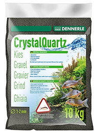 Produktbild von Dennerle Aquarium Kristall Quarzkies Diamantschwarz - 10 kg