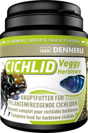 Produktbild von Dennerle Cichlid Veggy Fischfutter für pflanzenfressende Cichliden - 200 ml
