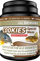 Produktbild von Dennerle Cookies Special Menu Fischfutter für Bodenfische - 200 ml