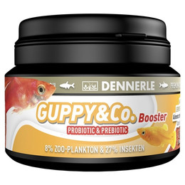 Produktbild von Dennerle Guppy & Co. Booster Futter für lebendgebärende Fische - 42 g