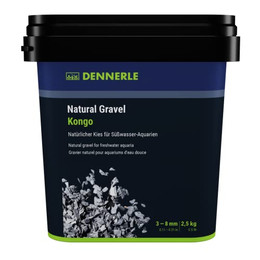 Produktbild von Dennerle Natural Gravel Kongo 3-8 mm - 2,5 kg