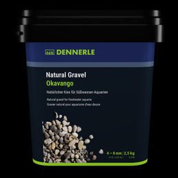 Produktbild von Dennerle Natural Gravel Okavango 4-8 mm - 2,5 kg