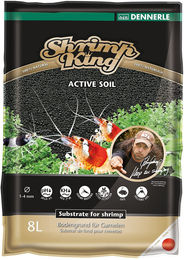Dennerle Shrimp King Active Soil Bodengrund für Garnelen und Aquascaping - 8 l – Bild 1 von 5