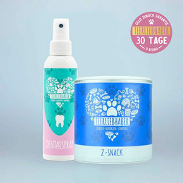 Produktbild von Dentalspray und Z-Snack Bundle für Hunde und Katzen - 10 x 350 g