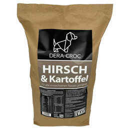Produktbild von Dera Croc Hirsch & Kartoffel - 15 kg (Verpackung besch?digt)