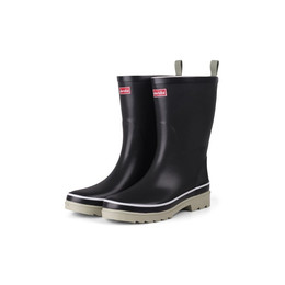 Produktbild von Derbe Damen Gummistiefel Middlehooch Schwarz/Shilf