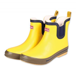 Produktbild von Derbe Damen-Gummistiefel Wattpuuschen Pelz Gelb