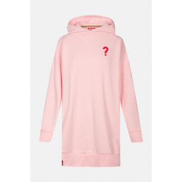 Produktbild von Derbe Damen Hoody Long Fragezeichen Rosa