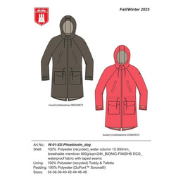 Produktbild von Derbe Damen Jacke Phoebholm Dog Dubarry/Cobblestone 44