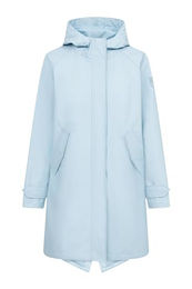 Derbe Damen Parka Friese Traveby Hellblau – Bild 1 von 5