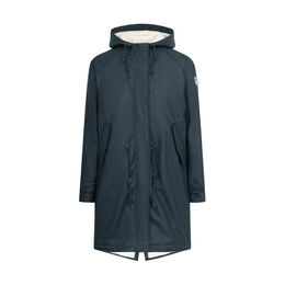 Derbe Damen Regenmantel Friese Tidaholm Dunkelblau Gefüttert – Bild 1 von 5