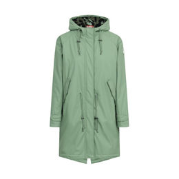 Produktbild von Derbe Damen Regenmantel Friese Tidaholm Leo AS Hedge Green/Leo 34