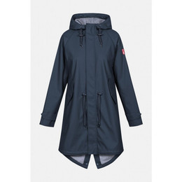 Produktbild von Derbe Damen Regenmantel Friese Traveby Fisher Dunkelblau