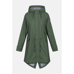 Produktbild von Derbe Damen Regenmantel Friese Traveby Fisher Oliv