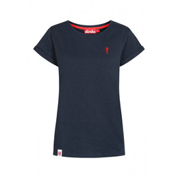 Produktbild von Derbe Damen T-Shirt Basic Kippes Dunkelblau XS